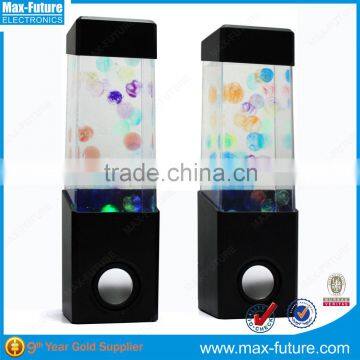 F-1218M Beautiful Water Dancing Subwoofer Mini Speaker With Marble Lamp