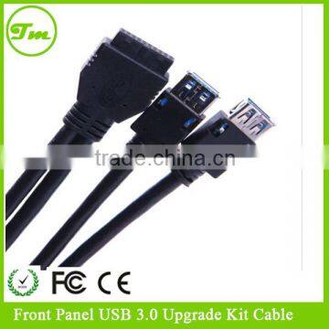 Front Panel USB 3.0 Upgrade Kit Cable - Black (50cm)
