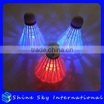 High Quality OEM Goose Feather LED Badminton Shuttlecock