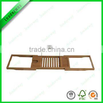 2016 cheap expandable bamboo display shelf bamboo wall shelf