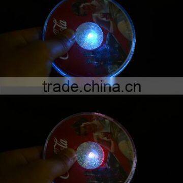 High Quality Colorful LED Flash Coaster /flash Frink Coaster/led Flash Bottle Coaster photo-5