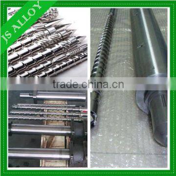 Injection screw and barrel for PVC / for plastic machine