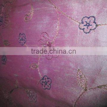 PINK SILK EMBRODARY FABRIC photo-2
