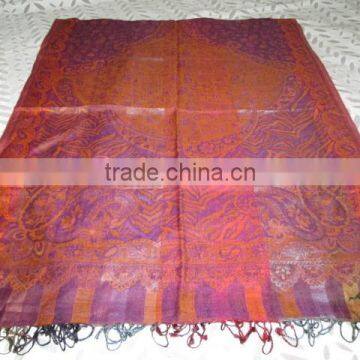 SILK & WOOL STOLE photo-6