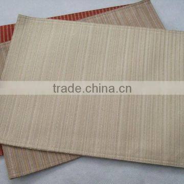 Jacquard Table Mat Christmas Green Placemat 100% Polyester Mat Line