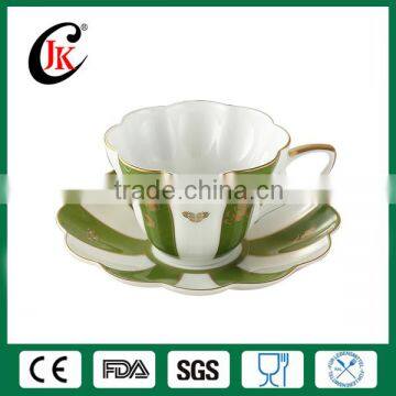 Wholesale Promotional Custom Bone China Ceramic Tea Cups and Saucers