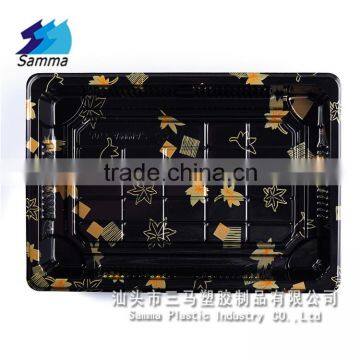 SM1-1105A Momiji Disposable Japanese Plastic Printing Food Sushi Box Container Tray photo-5