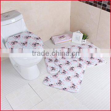 2016 new anti slip mat for bathroom printing mat customiezd design