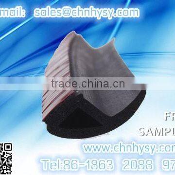 P shape EPDM foam self-adhesive seal strip