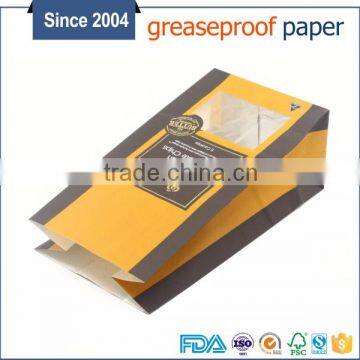 Custom Printed Black and Yellow Kraft Paper Bag Without Handle Made in China photo-3