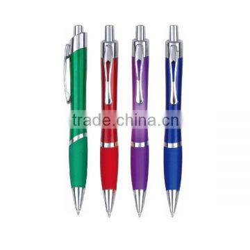 Plastic Pen Clip Ballpoint Pen / Hot Sale