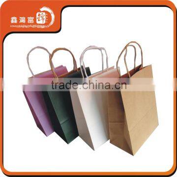 Wholesale customized high quality kraft paper bag