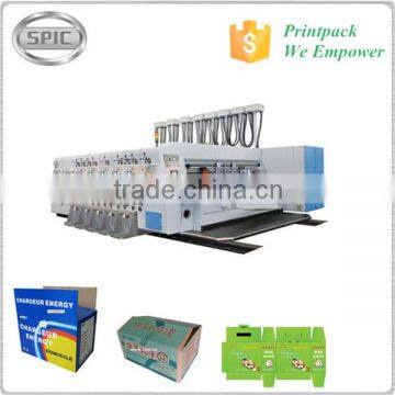 CE approved automatic carton box printing machine