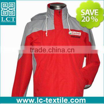 2016 Trending hot products cheap employees uniform windbreaker jacket with hood