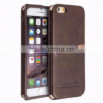 QIALINO Dropshipping Q Card Case, Full Grain Genuine For IPhone 6s Plus Leather Case photo-2