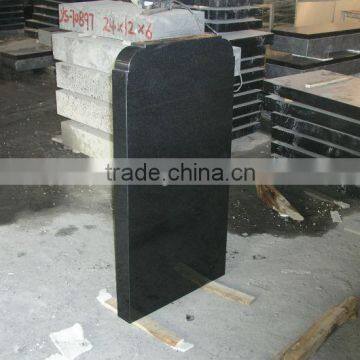 Black Granite Tombstone