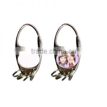 Multi use printable sublimation blank metal key chains