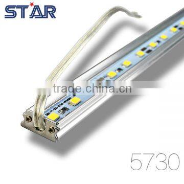 Aluminum Aquarium LED Rigid Bar Strip White Color DC12V 60led/m 5730 rigid led strip