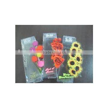 clear flower packing box