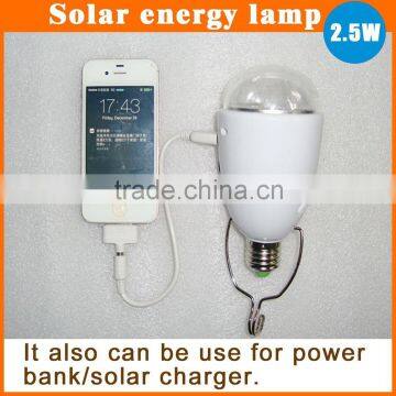 Portable Dual Usb Car Charger Solar Led Light Solar Lamp Solar Powered Light for Indoor photo-2
