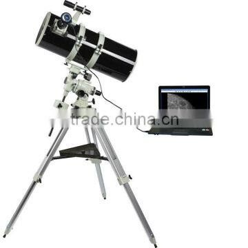 TEM1300-203F8EQ 1.3MP USB digital equatorial Newtonian reflective telescope