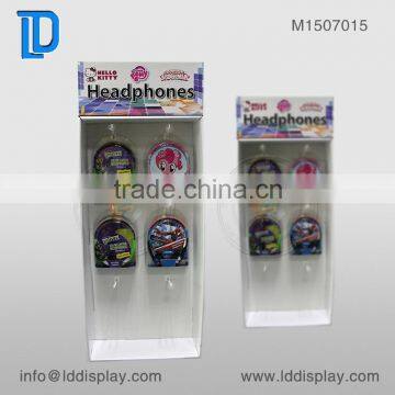 hanging item display, cardboard hanging sidekick display for kids products