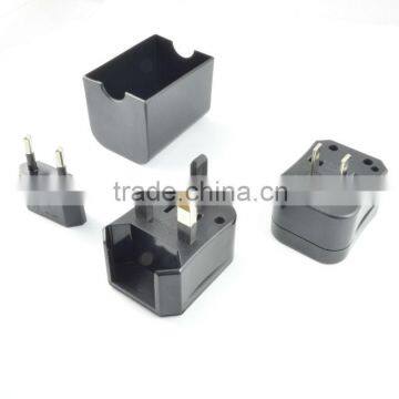 2016 NEW portable charger kit, universal travel adapter of worldwide with plastic box travel adaptor