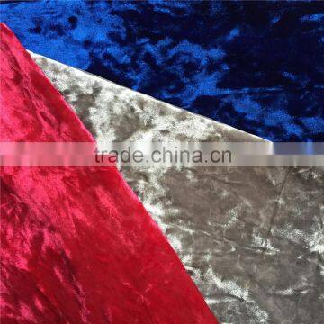 fashion crystal velvet used for dress and leggings,ice bloom looking velvet