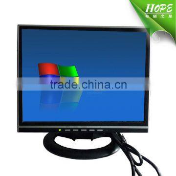 Square Size Vesa Desktop 14inch Cheap Lcd tv With Vga Hdmi Usb av tv photo-5