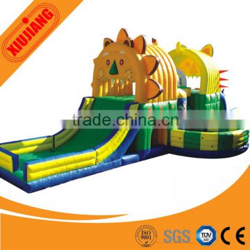 Amusement Park Indoor Playground Kids Inflatable Jumping Slide For Sale