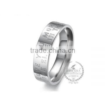3MM-5.5MM Stainless Steel Lover Words Ring Fashion Couple Ring Wedding Jewelry 6260487