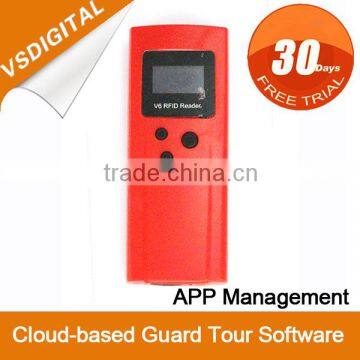 Cheap and high quality guard tour patrol system guard tour reader with usb port cable