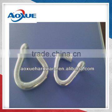 Electric galvanized carbon steel cold shut for connecting chain