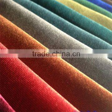 plain polyester wrap knitting korean velvet crushed velvet fabric Wash Velvet Fabric for sofa for trousers