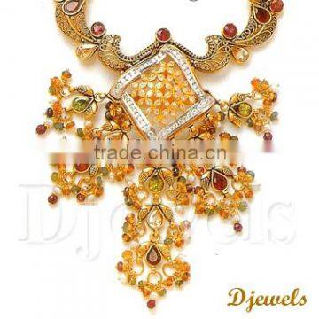 kundan Diamond Gold necklaces, Jaipur Kundan Necklaces, Kundan Jewellery