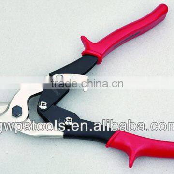 Cr-V aviation snip right head nickel plated