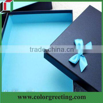 China Handmade Custom Empty Paper Garment Box Design Underwear Box