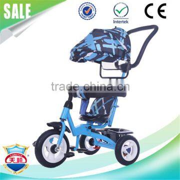 China supplier 3 wheels children bike with umbrella tricycle kids