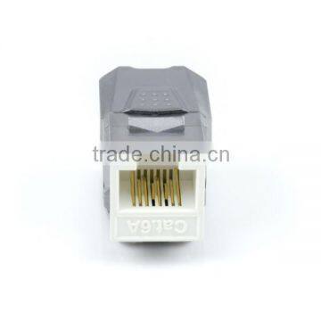 Network Solution Cat 6A 90Degree RJ45 8P8C UTP Modular Keystone Jacks photo-5