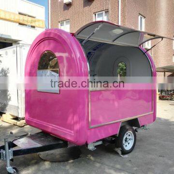 Yieson custom mobile food kiosk catering trailer for sale
