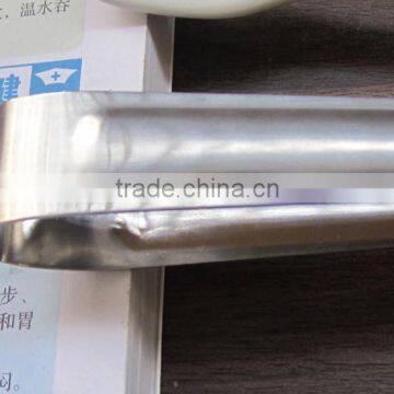 Stainless Steel Smile Food Bread Clip BBQ Tongs Steak Grip Kitchen Food Vegetable Spring Clip Clamp Cake Tongs Barbecue Clip S72 photo-3