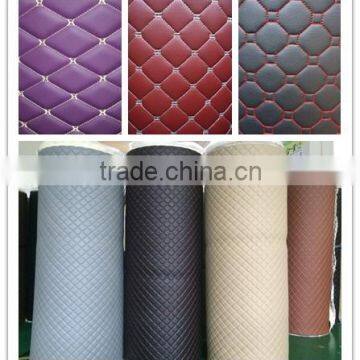 Machining Various material car floor mat PU leather PVC/XPE/EVA material