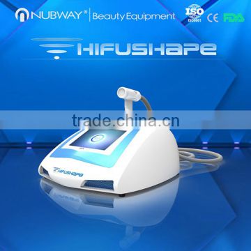 Face Lifting Hifu Best Ultrasound Machine Face Machine For Wrinkles / Hifu Slimming Equipment Multi-polar RF