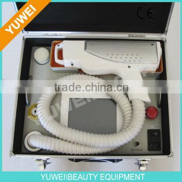 2016YUWEI Q switch skin tightening whitening and tattoo removal machine 1064nm 532nm nd yag laser tattoo removal machine