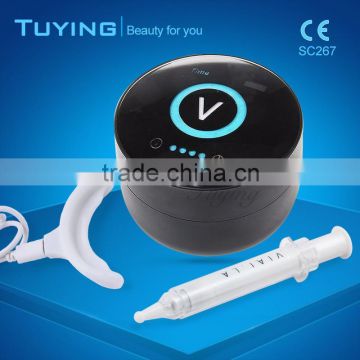 Electric rice led teeth whitening light machine with waterproof denture