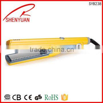 Hair Salon Equipment Professional LED hair Straightener Flat Iron Hair Styler aluminium plate Straightening Iron 200C