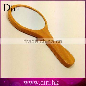 Vanity girl hollywood makeup mirror wooden handle