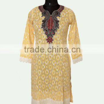 Bulk Ladies Wear Long Kurti At Wholesale Price