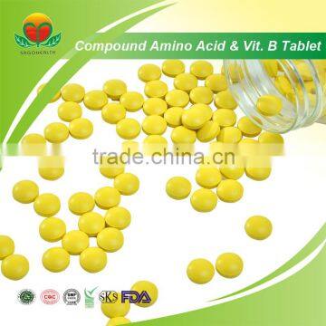 Manufacturer Supply Compound Amino Acid & Vitamin B Tablet