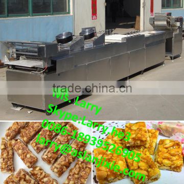 nut candy bar forming machine/sesame candy bar making machine/peanut crispy machine